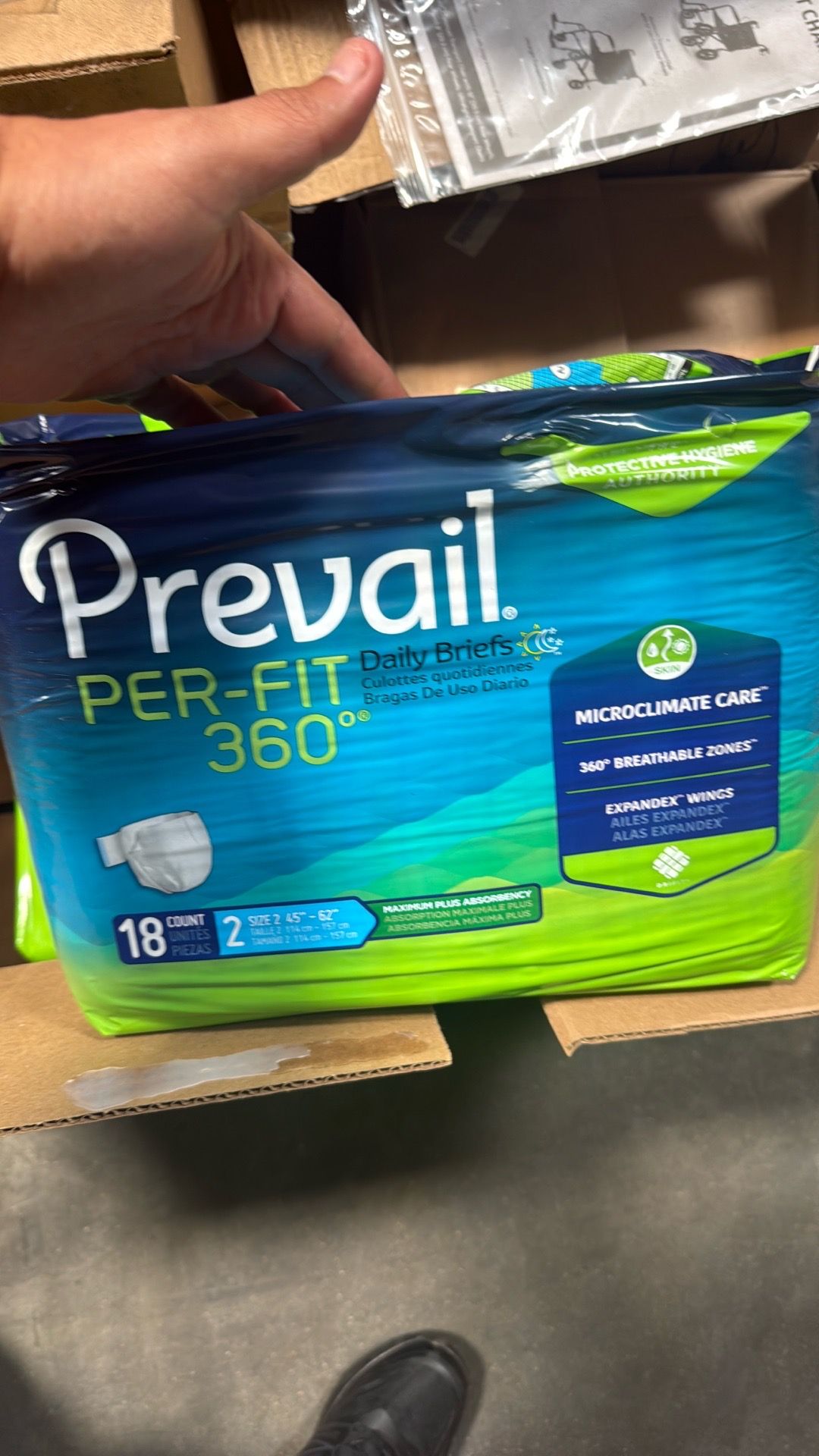 Prevail Per-Fit 360 Daily Briefs Maximum Plus