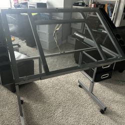 Glass Top Drawing Desk $80 OBO