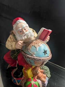 Vintage Resin Christmas & Easter Figurine Collection, 8 Pieces
