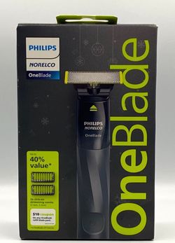🔥 NEW PHILIPS NORELCO ONEBLADE FACE + BODY TRIM, EDGE & SHAVE 3X COMBS