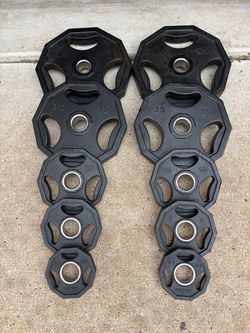 BOLT OLYMPIC RUBBER COATED WEIGHT PLATES  $220