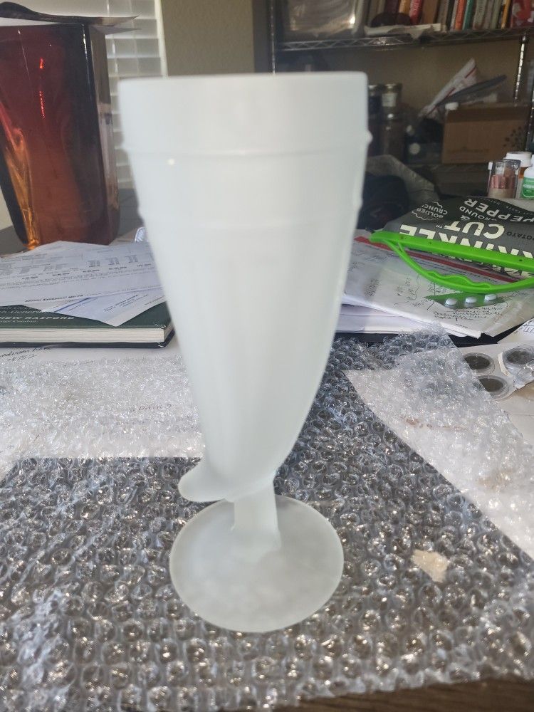 Antique Frosted Glasses