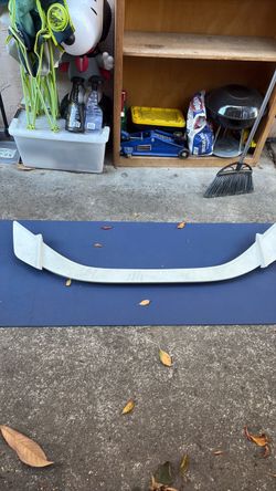 White Front Lip Splitter Car Body Kit