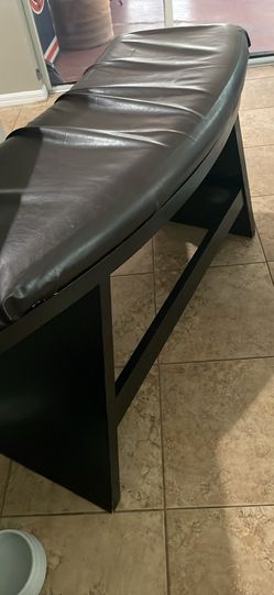 Brown bench