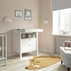 Changing table/chest, with foldable changing table like