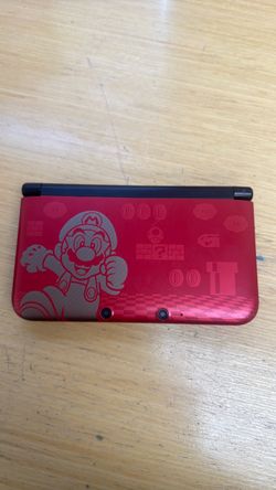 Nintendo 3DS XL - Red & Gold Mario Edition with Pokemon Ultra Moon