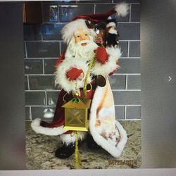 BRAND NEW! GORGEOUS Thomas KINKADE Musical “Masterpiece Santa”