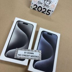 Apple IPhone 15 Pro 5G Unlocked - 90 Days Warranty - Payment Plan Available ONLY $5 DOWN
