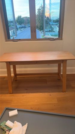 Target Light Oak desk