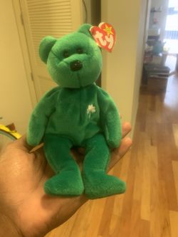 Ty Beanie Baby Erin The Bear 1997 Retired PVC Pellets 4th Gen