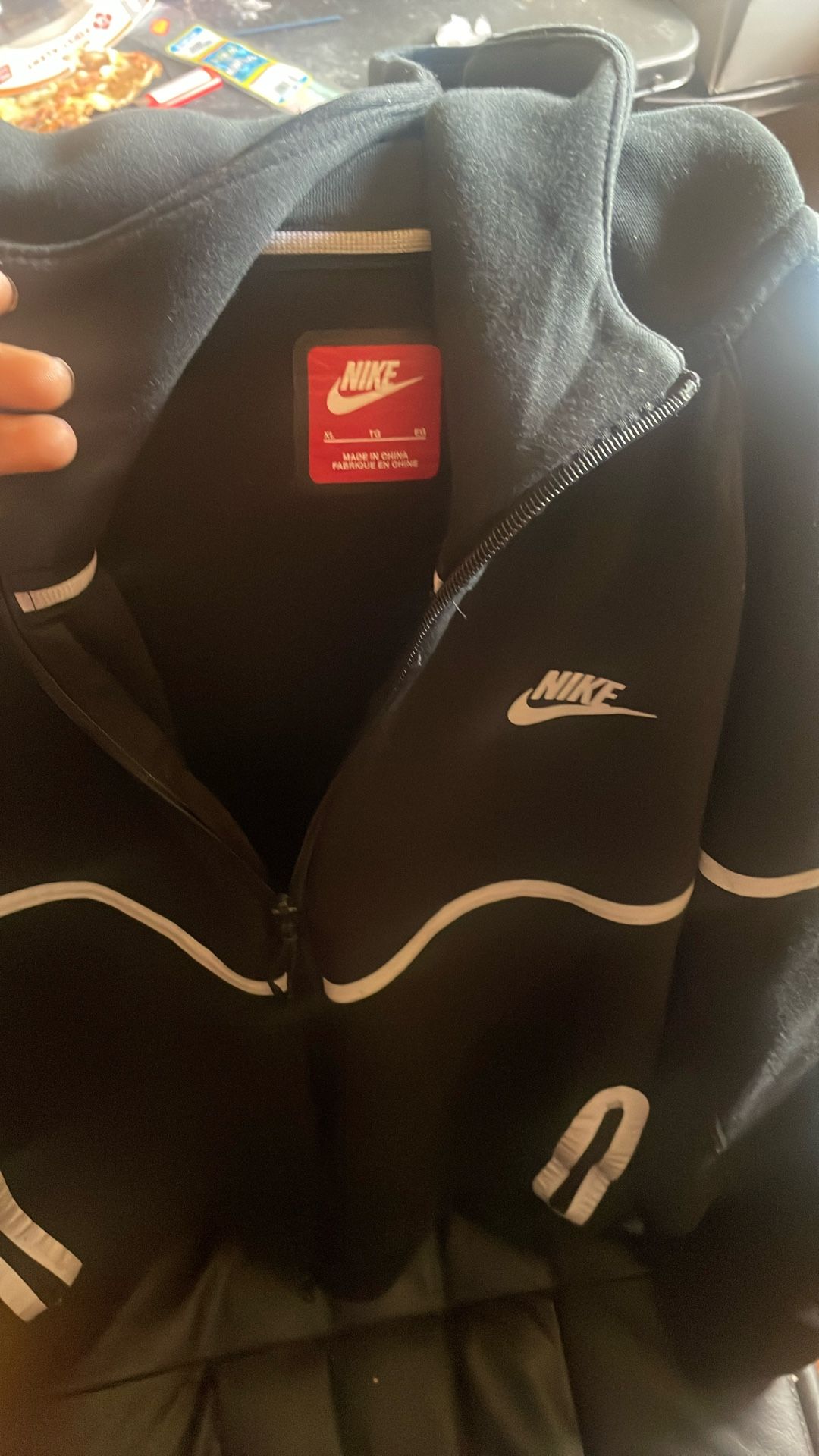 Nike Sportswear Tech Fleece Full Zip Windrunner Reflective Details Hoodie