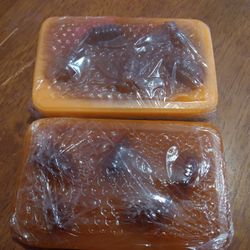 Organic Homemade Milk & Honey Soap Good For Dry Skin & Helps Skin Feel Smooth & Smells Wonderful 