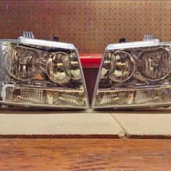 07-14 Chevy Tahoe / Suburban / Avalanche Headlights Faros Calaveras Micas Luces Lamps