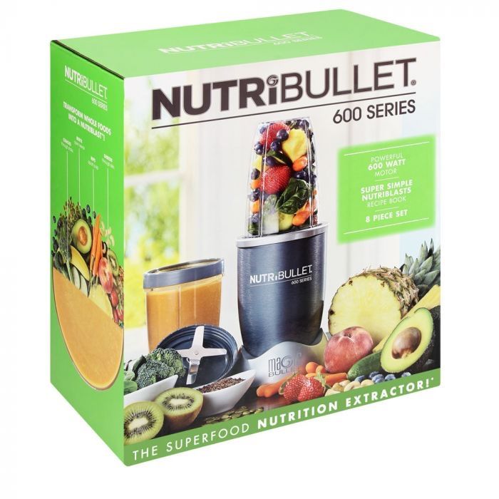 NutriBullet NBR-1201 12-Piece High-Speed Blender/Mixer System, Gray...