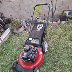 Push Lawnmower Works Good Firm