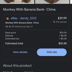 Monkey With Banana 