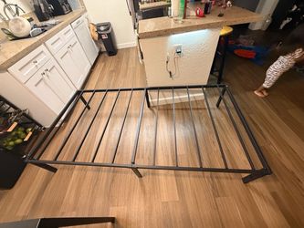 Twin size metal bed frame