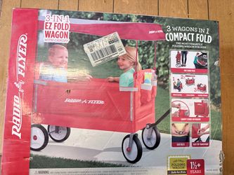 Radio Flyer 3-in-1 EZ Fold Wagon with Canopy