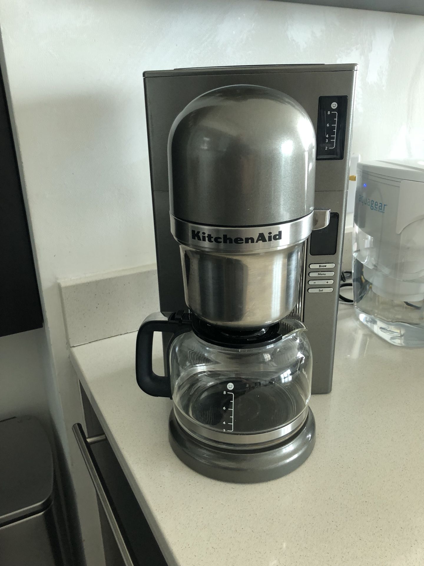 KitchenAid Coffee Maker 8 Cups Silver