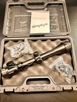 3-9x40eg Tactical scope with carry case bundle