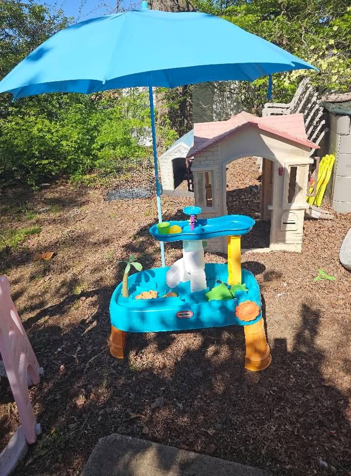 Price Is Firm.. Children's Large What A Table With Large Umbrella