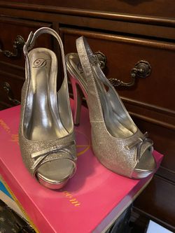 Silver heels