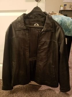 Original Outerwear Leather Jacket - medium