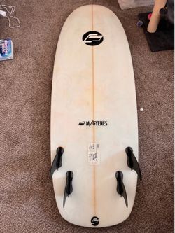 5’5 mini Simmons quad surfboard