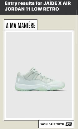 A Ma Maniére x Air Jordan 11 Low Retro Jaïde