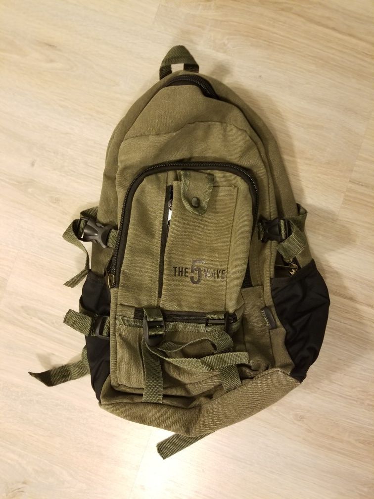 5th Wave Movie OD Green Canvas Backpack from The 5th Wave