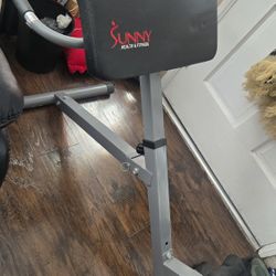 Workout Bench And Hyperextension Chair