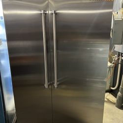 Viking Stainless Steel 48 Width Built In Refrigerator