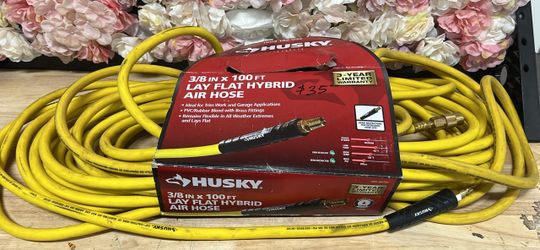 Husky 3/8 in. x 100 ft. Hybrid Air Hose
