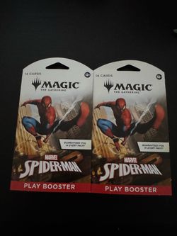 Magic: The Gathering Marvel "Spider-Man" Play Boosters (2) *SEALED~BRAND NEW*