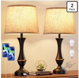 Seealle Upgraded Touch Lamps For Night Stands Set Of 2