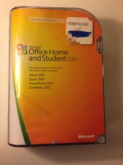 Office home and student 2007