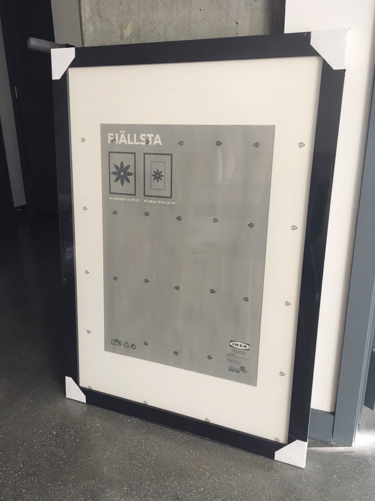 Large Black IKEA FJÄLLSTA Picture Frame