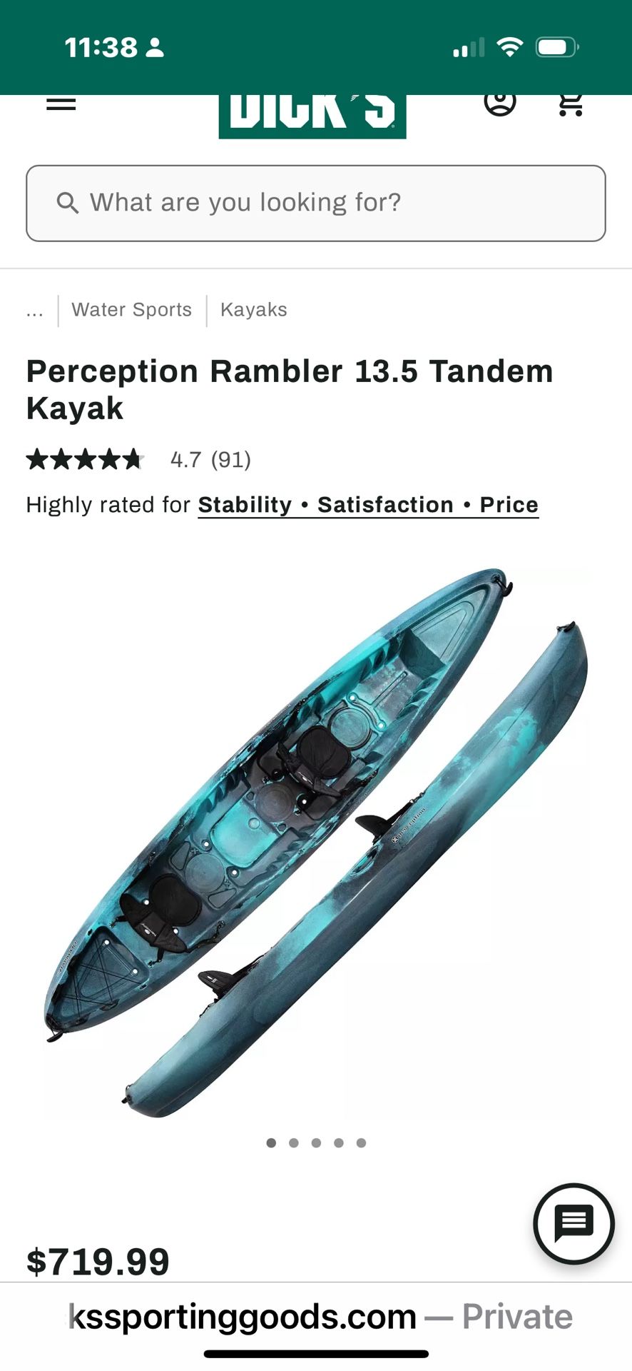 Tandem Kayak