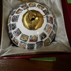 Vintage Glass Christmas Tree Ornament