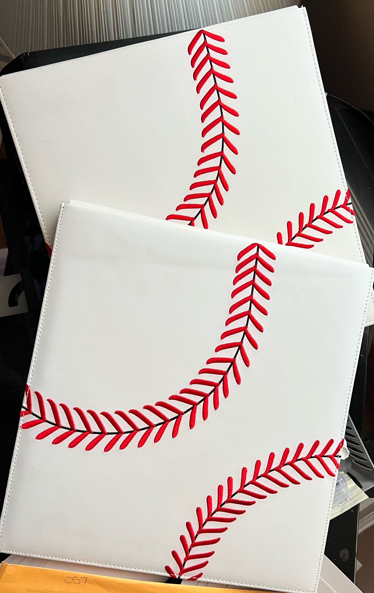 Baseball Scrapbooks Leather Door Pick Up Only