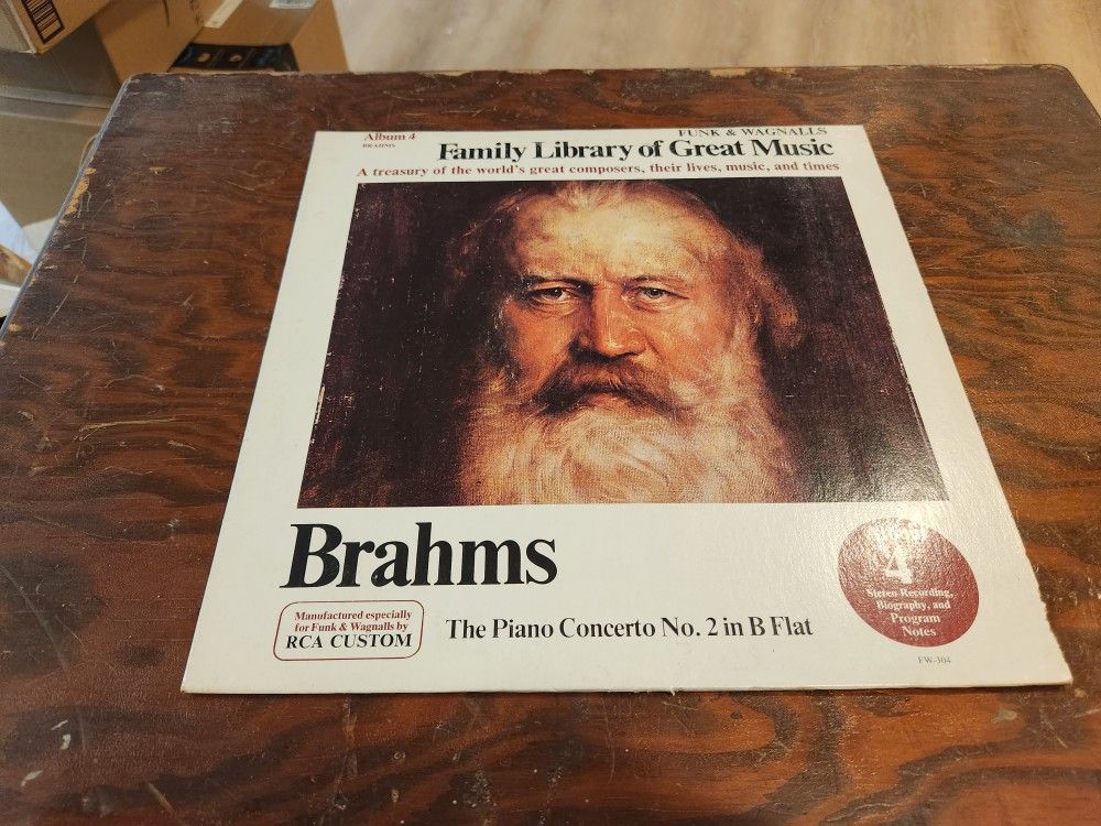 Brahms Vinyl Record
