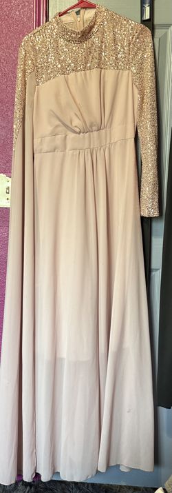 SHEIN pink rose color, long dress