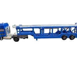 Vintage Yatming 1:64 Kenworth K100 COE Auto Transporter Truck + Trailer