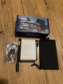 Premium Rechargeable Compact Premium Air Pump Cyclists Bikes E-bikes Scooters Cars New