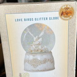 Love Birds Glitter Globe-brand new in box