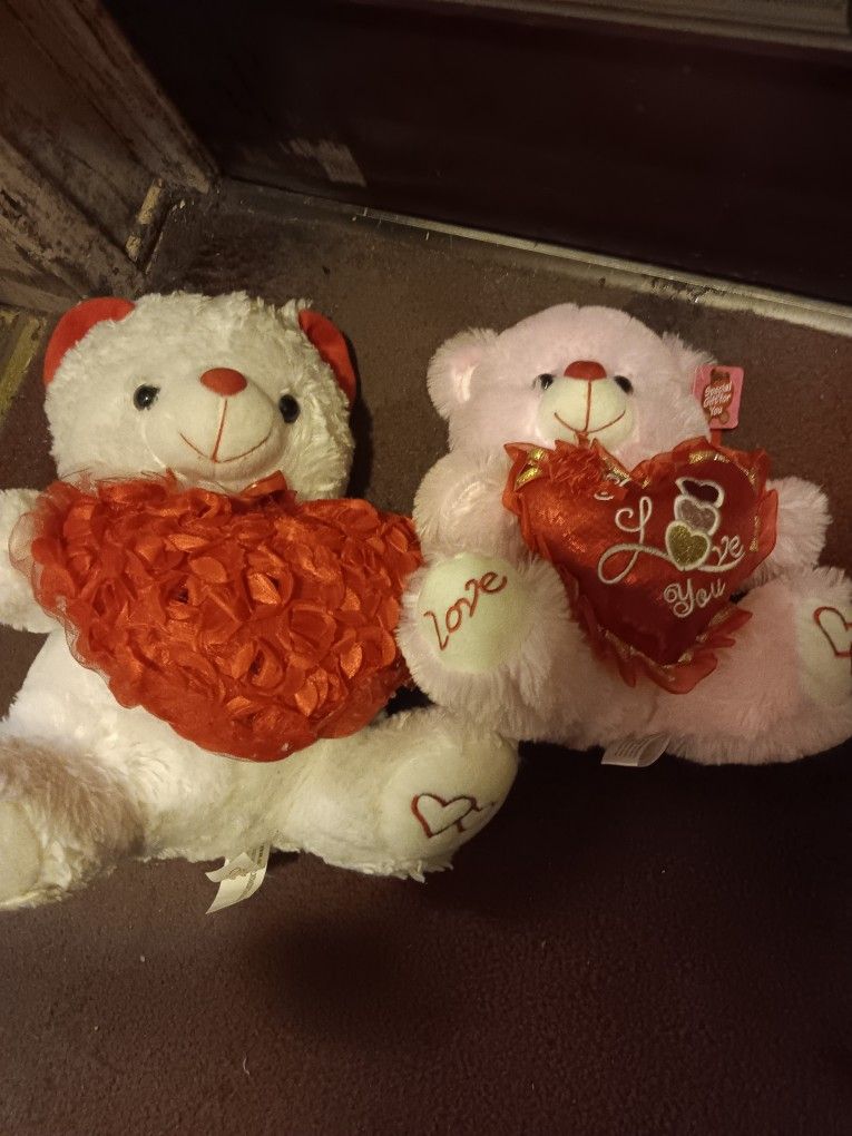 !! 2 Talking Plush Dolls