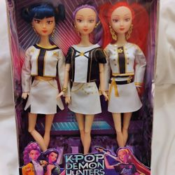 Set Of 3 Kpop Demon Hunter Dolls