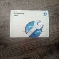 1998 Volkswagen Maintenance
