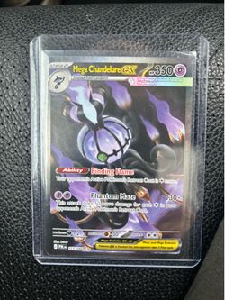 Mega Chandelure ex Pokemon Pitch Black