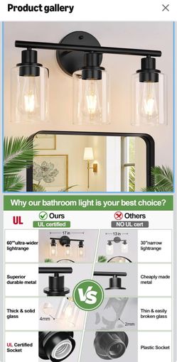 3 light vanity